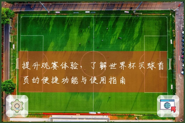 提升观赛体验，了解世界杯买球首页的便捷功能与使用指南